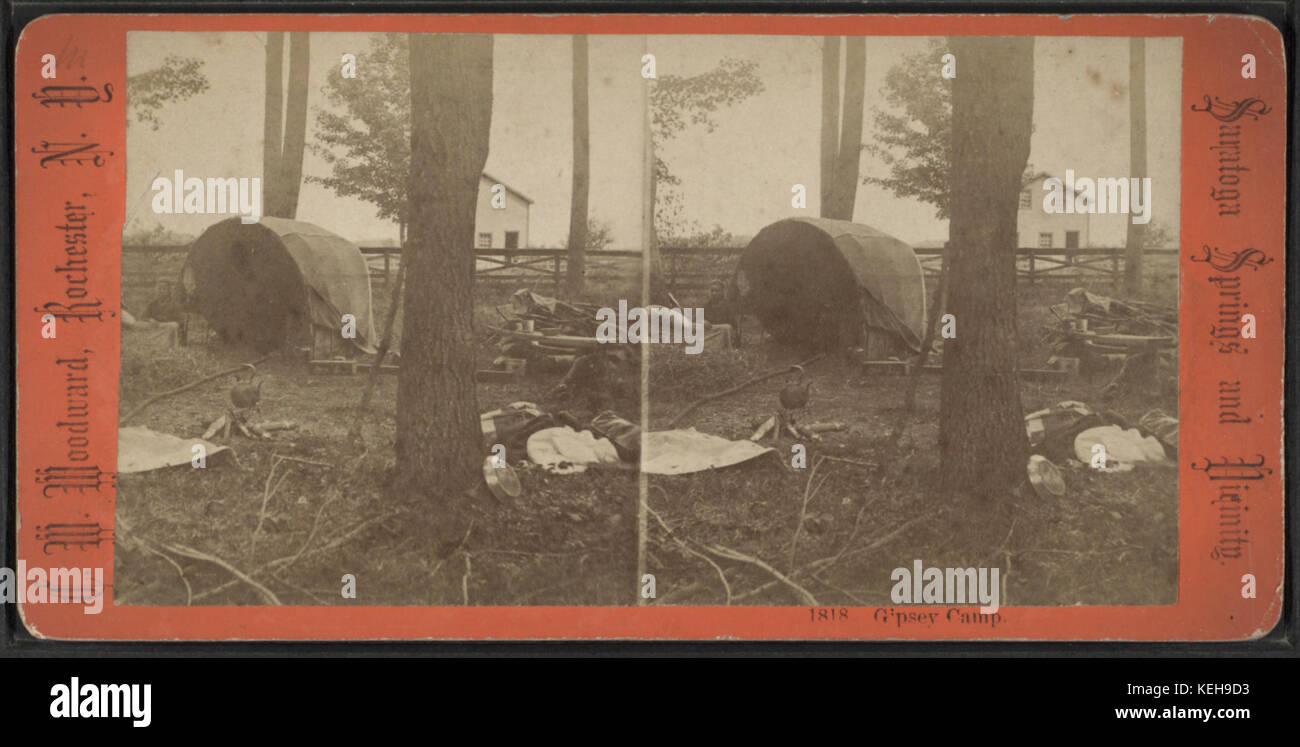 Gipsey Camp, par Woodward, C. W. (Charles Warren) Banque D'Images