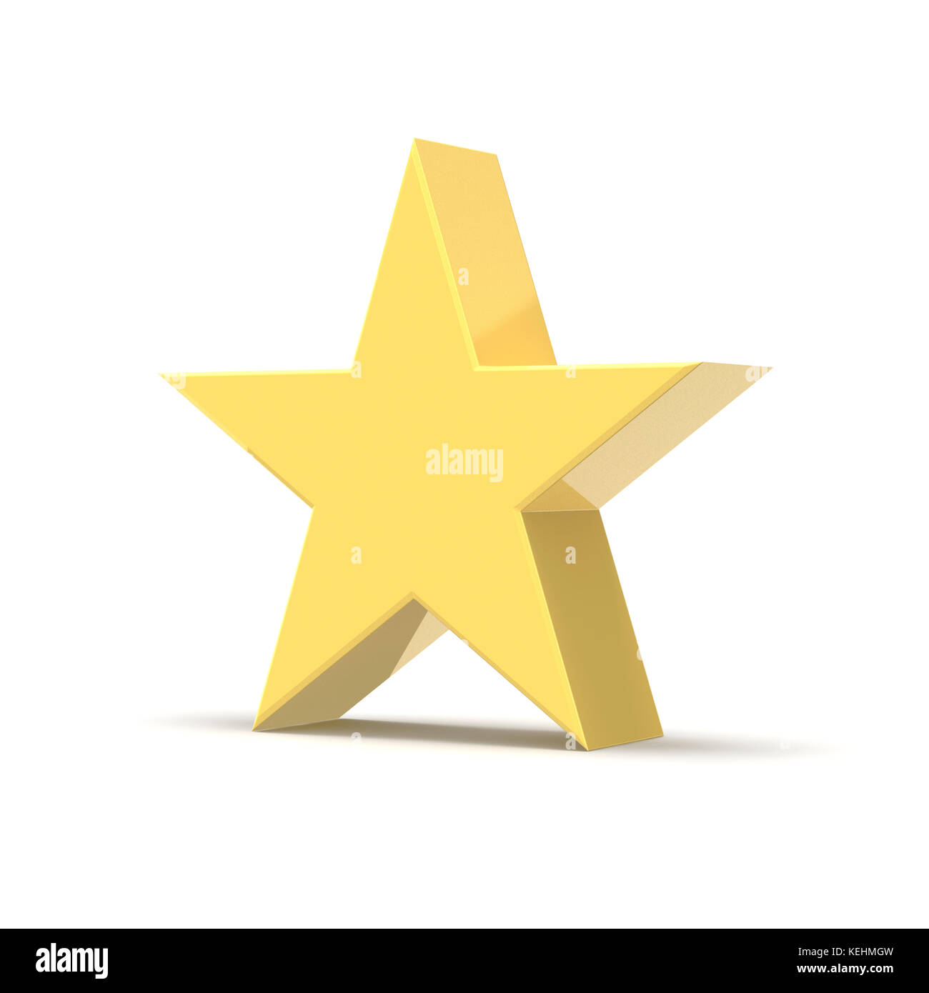 Une étoile d'or Banque D'Images