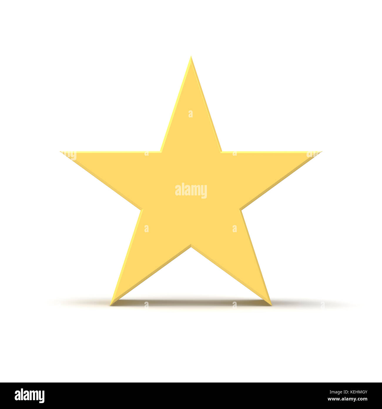 Une étoile d'or Banque D'Images