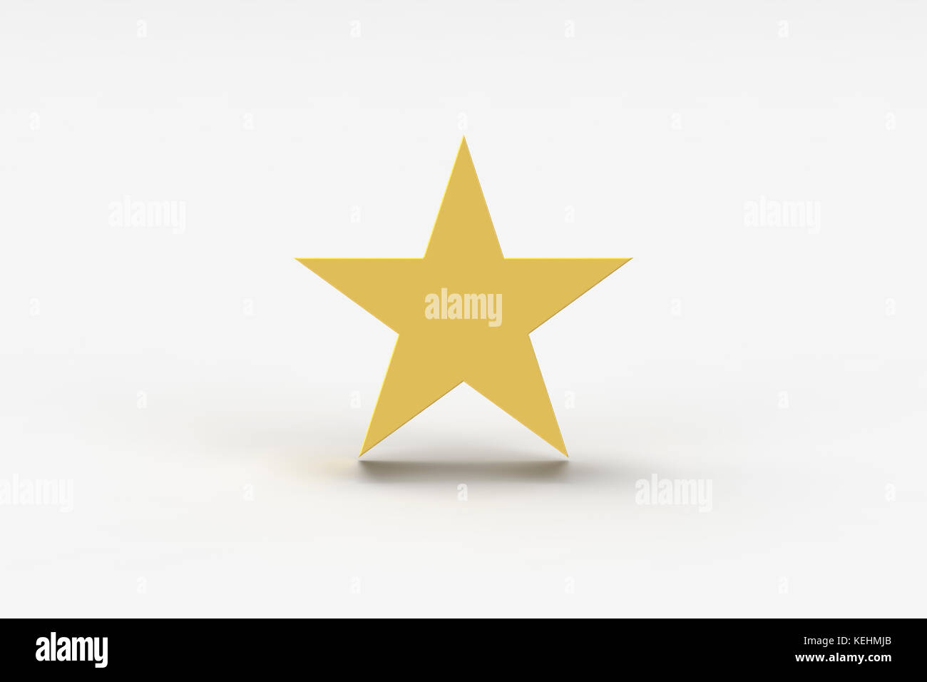 Une étoile d'or Banque D'Images