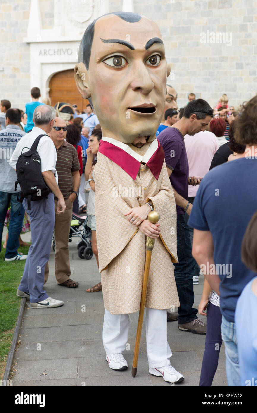 Festival fiesta giant gigantes Banque de photographies et d’images à