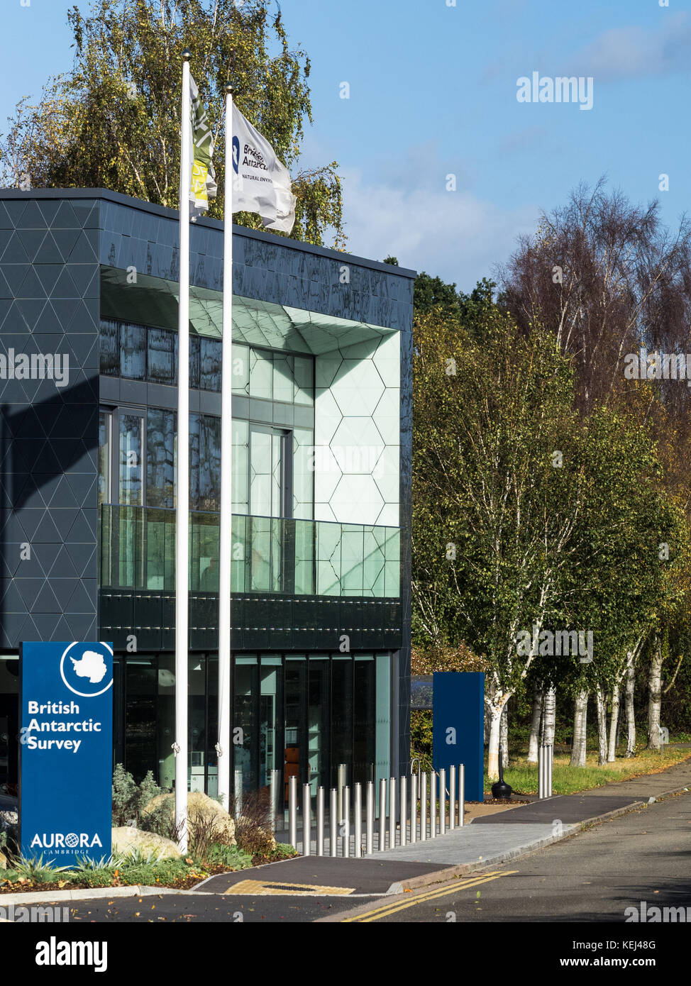 British Antarctic Survey Headquarters on High Cross, Madingley Road Cambridge, Royaume-Uni. British Antarctic Survey HQ Cambridge. BAS Cambridge. Banque D'Images