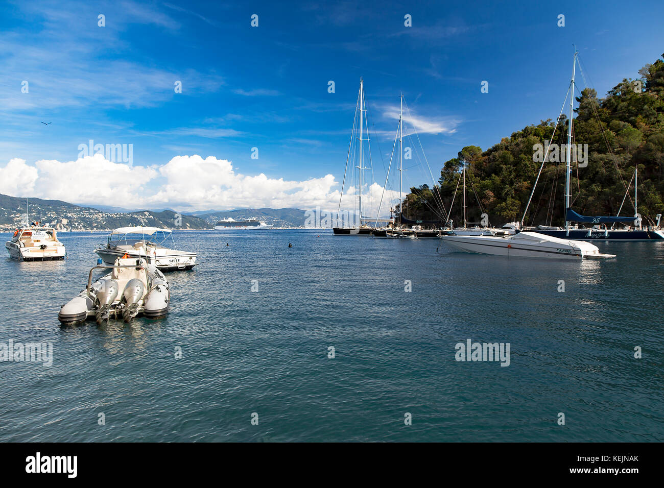 Portofino, une ville sur la côte ligurienne Banque D'Images
