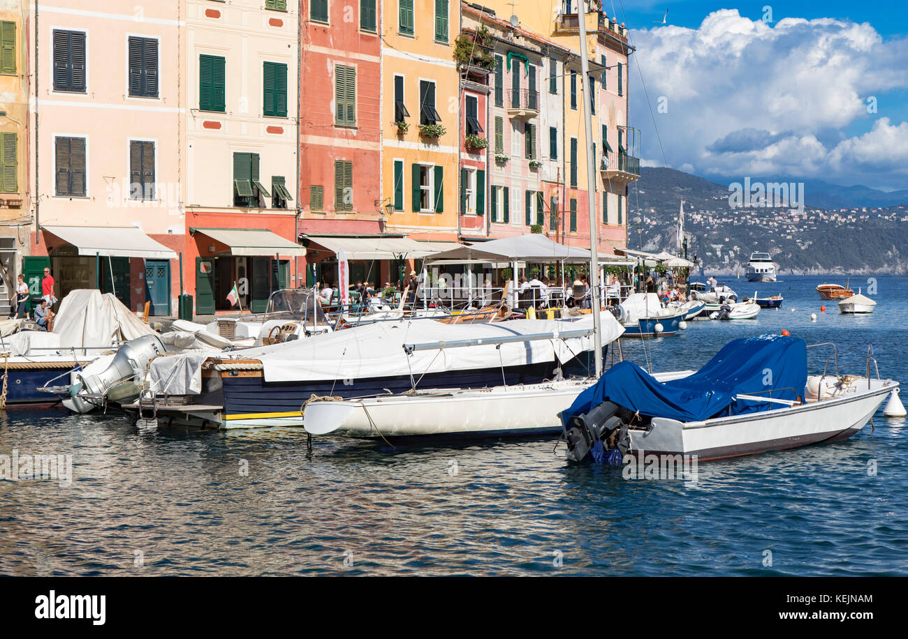 Portofino, une ville sur la côte ligurienne Banque D'Images