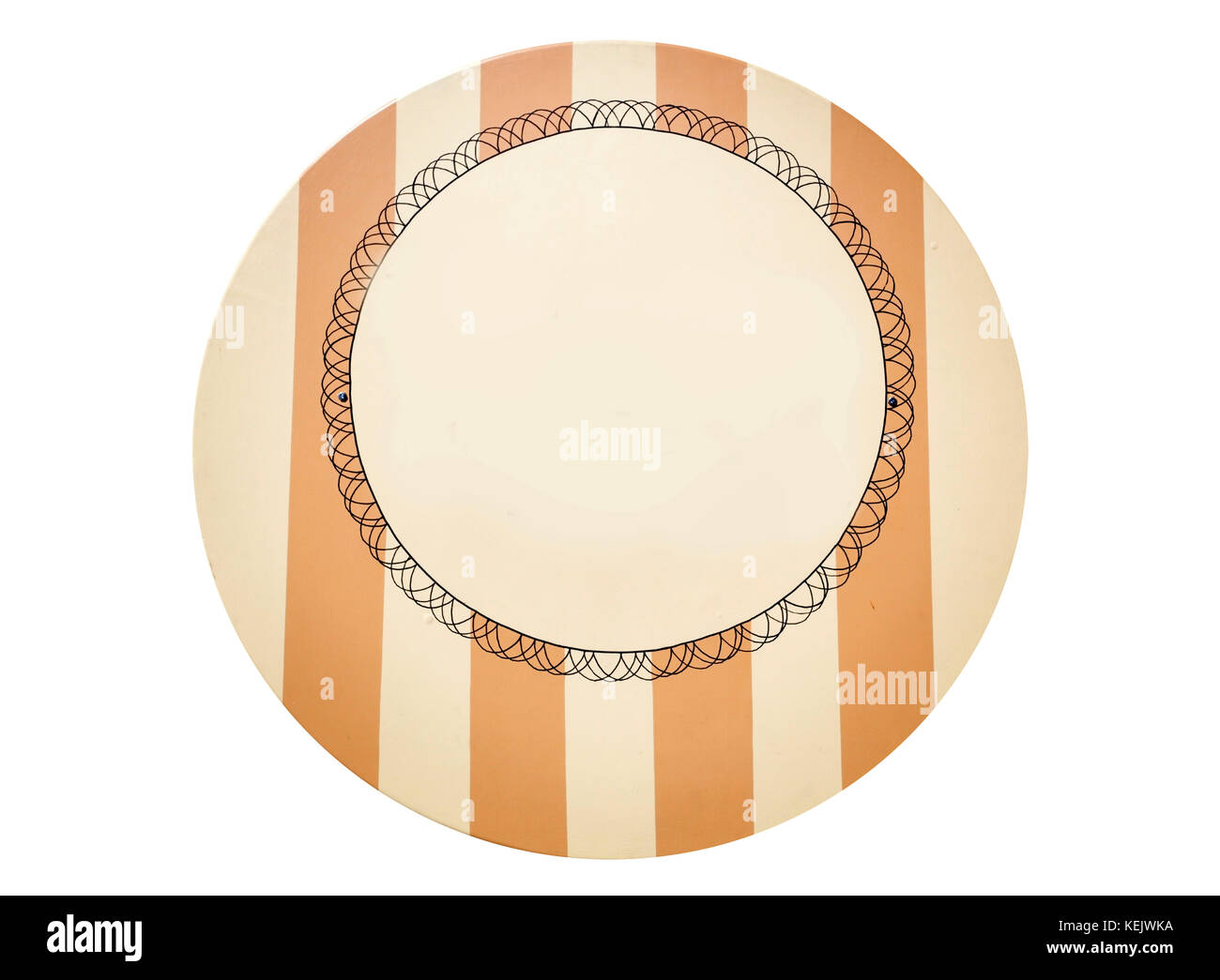 Circulaire à motifs inhabituels en bois vierge signe. copier l'espace. Banque D'Images