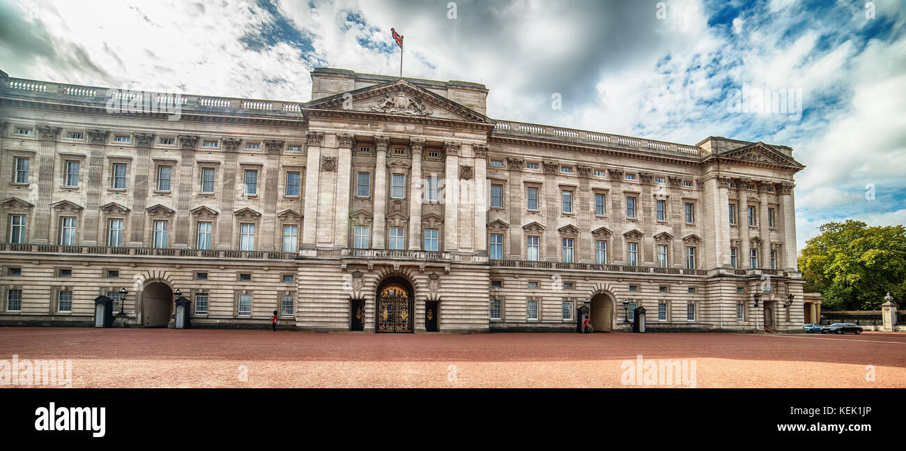 Londres, Royaume-Uni : Buckingham palace Banque D'Images