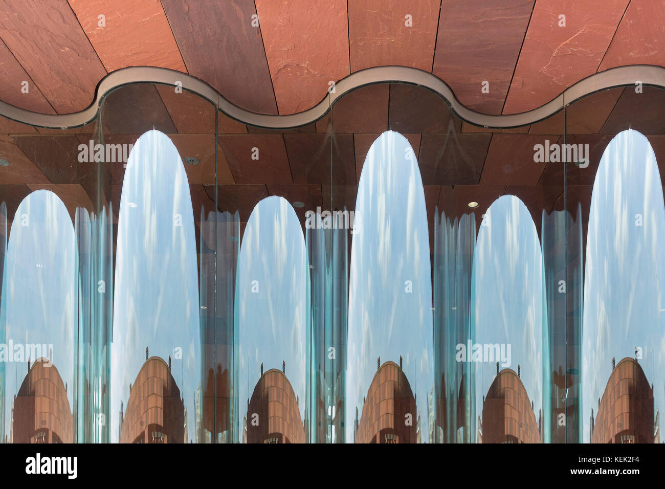 Anvers, Flandre, Belgique : Museum aan de Stroom MAS par le cabinet d'architecture Neutelings Riedijk Architects, Rotterdam Banque D'Images