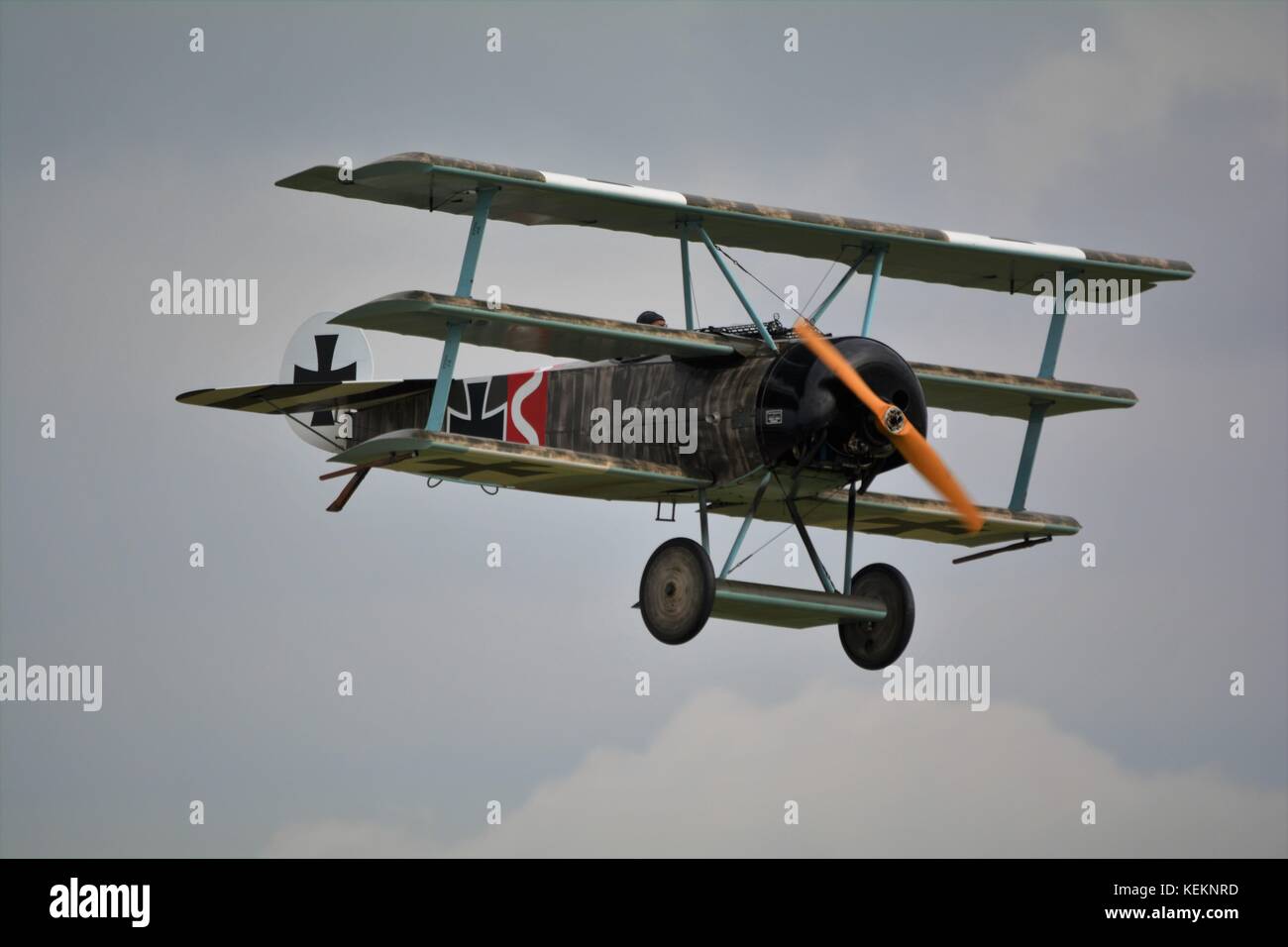 Ex-dr1 tri avion allemand classique guerre mondiale avion de chasse 1 Banque D'Images