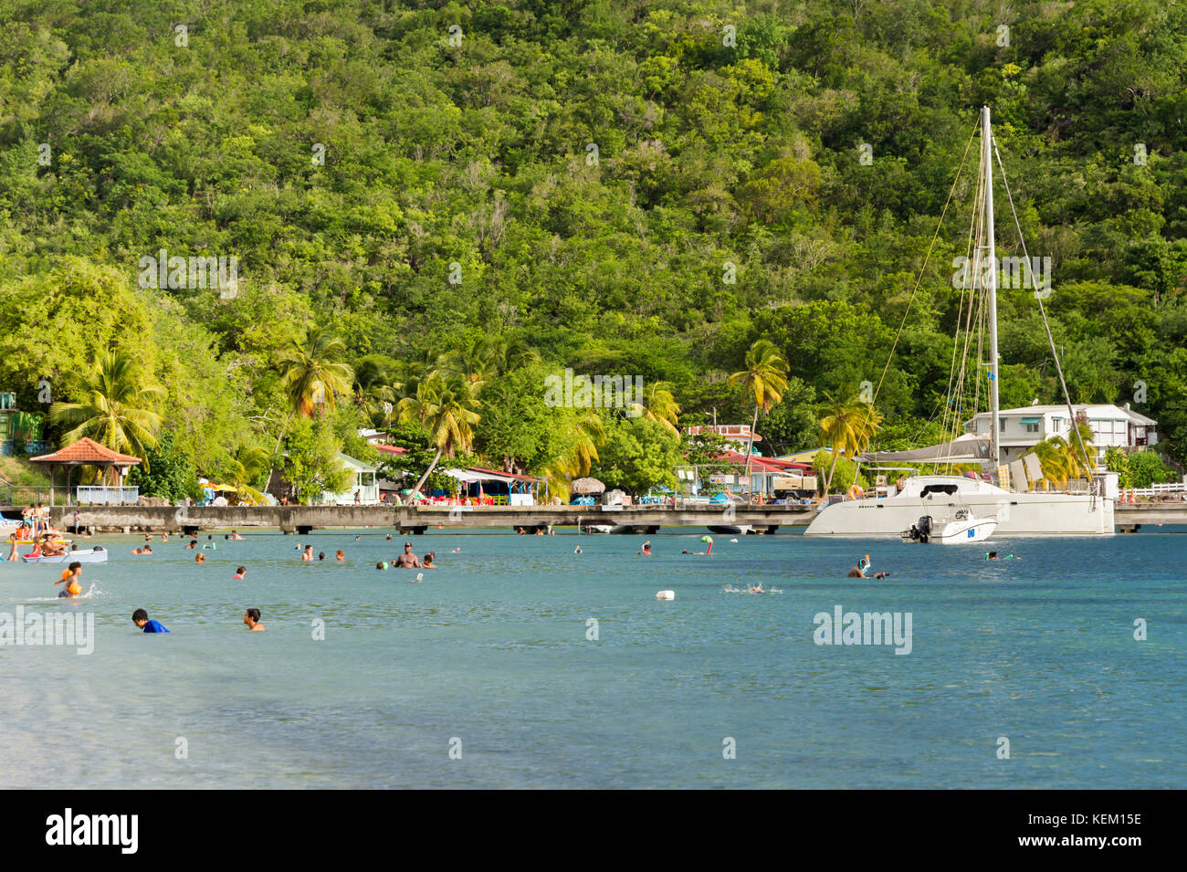 Plage martinique grande anse Banque de photographies et d’images à