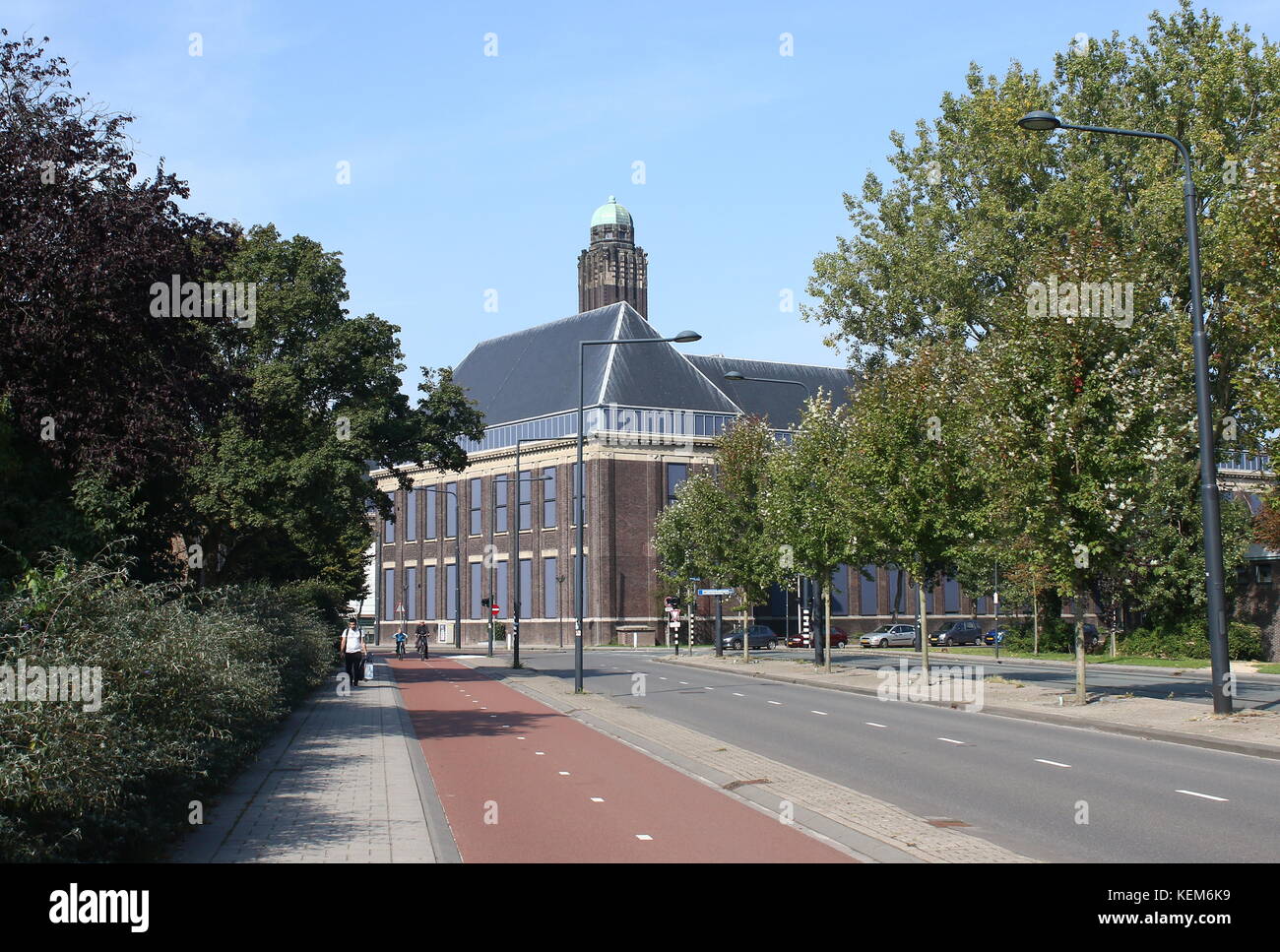 Faculté d'architecture et de l'environnement bâti (BK) à l'Université Technologique de Delft, Pays-Bas. Situé à Juliananlaan 134. Banque D'Images