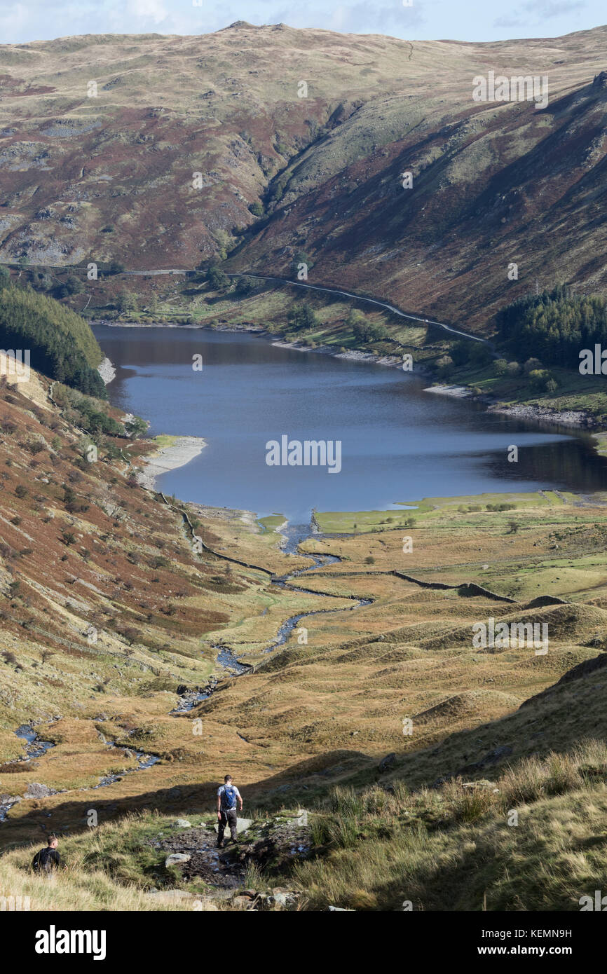 Vue d'haweswater dans dans la vallée de l'eden mardale dans le lake district Banque D'Images