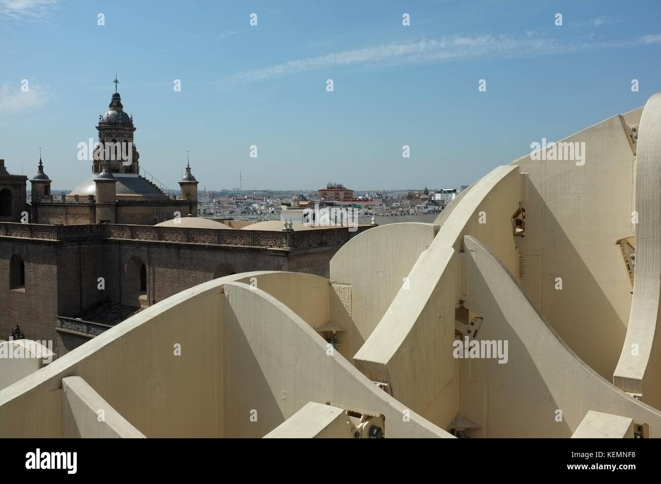 Metropol Parasol (Las Setas de la Encarnación - champignons de l'Incarnation) par Jurgen Mayer, Séville/Séville, Andalousie, Espagne, septembre 2017 Banque D'Images