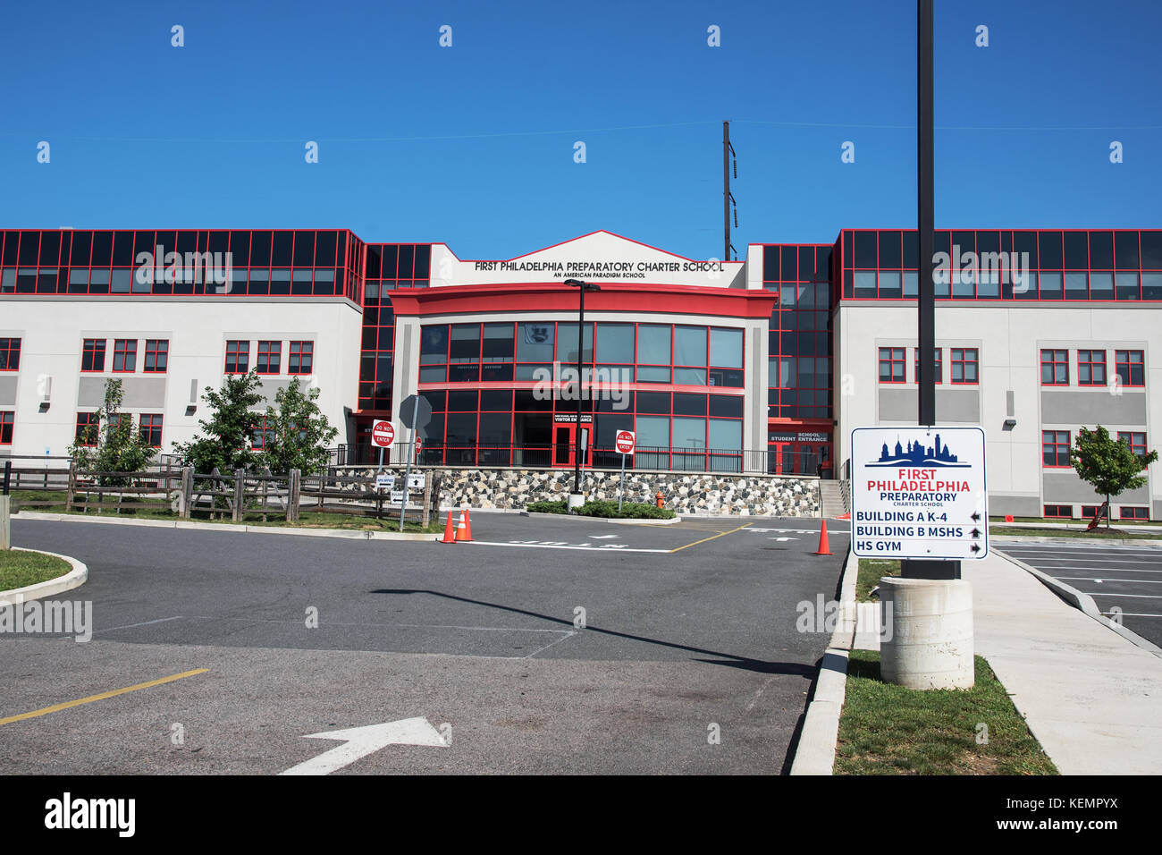 First Philadelphia Preparatory Charter School, Philadelphie, Pennsylvanie, États-Unis Banque D'Images