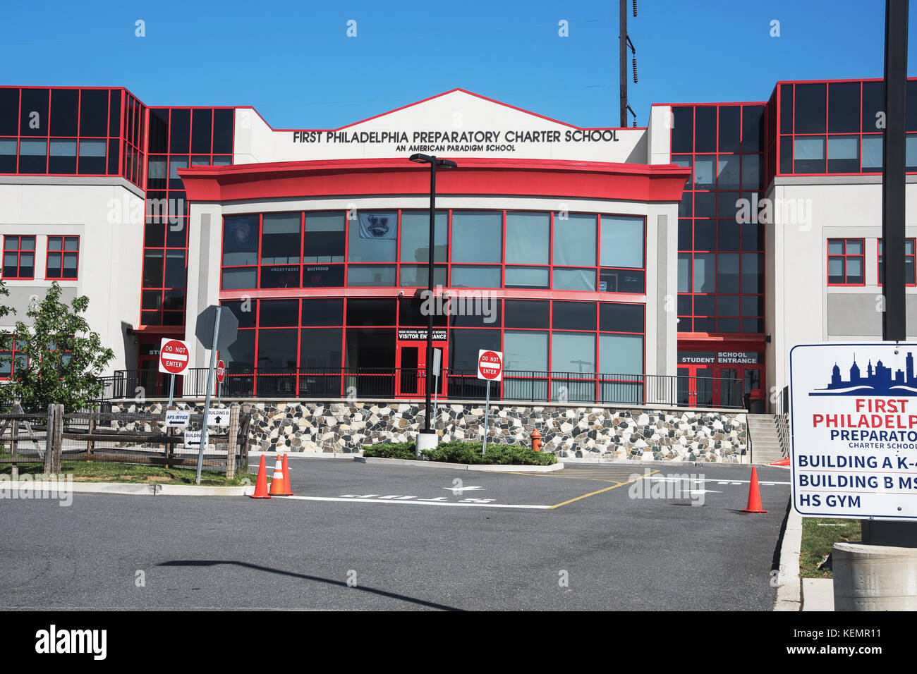 First Philadelphia Preparatory Charter School, Philadelphie, Pennsylvanie, États-Unis Banque D'Images
