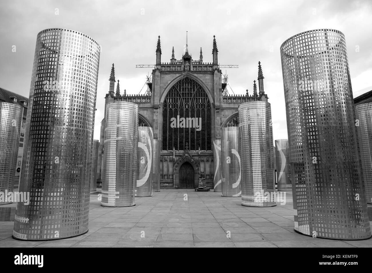 Trois points de vue de l'installation temporaire de Hull 2017 Banque D'Images