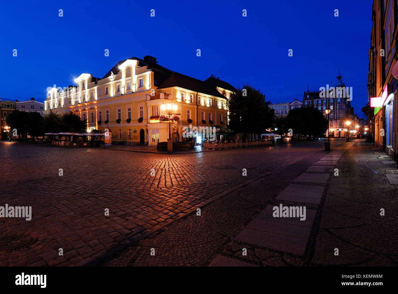 Swidnica, vieille ville, voyage, pologne, europe, photo Kazimierz Jurewicz, extérieur, place du marché, historique, paysage, basse silésie, Banque D'Images