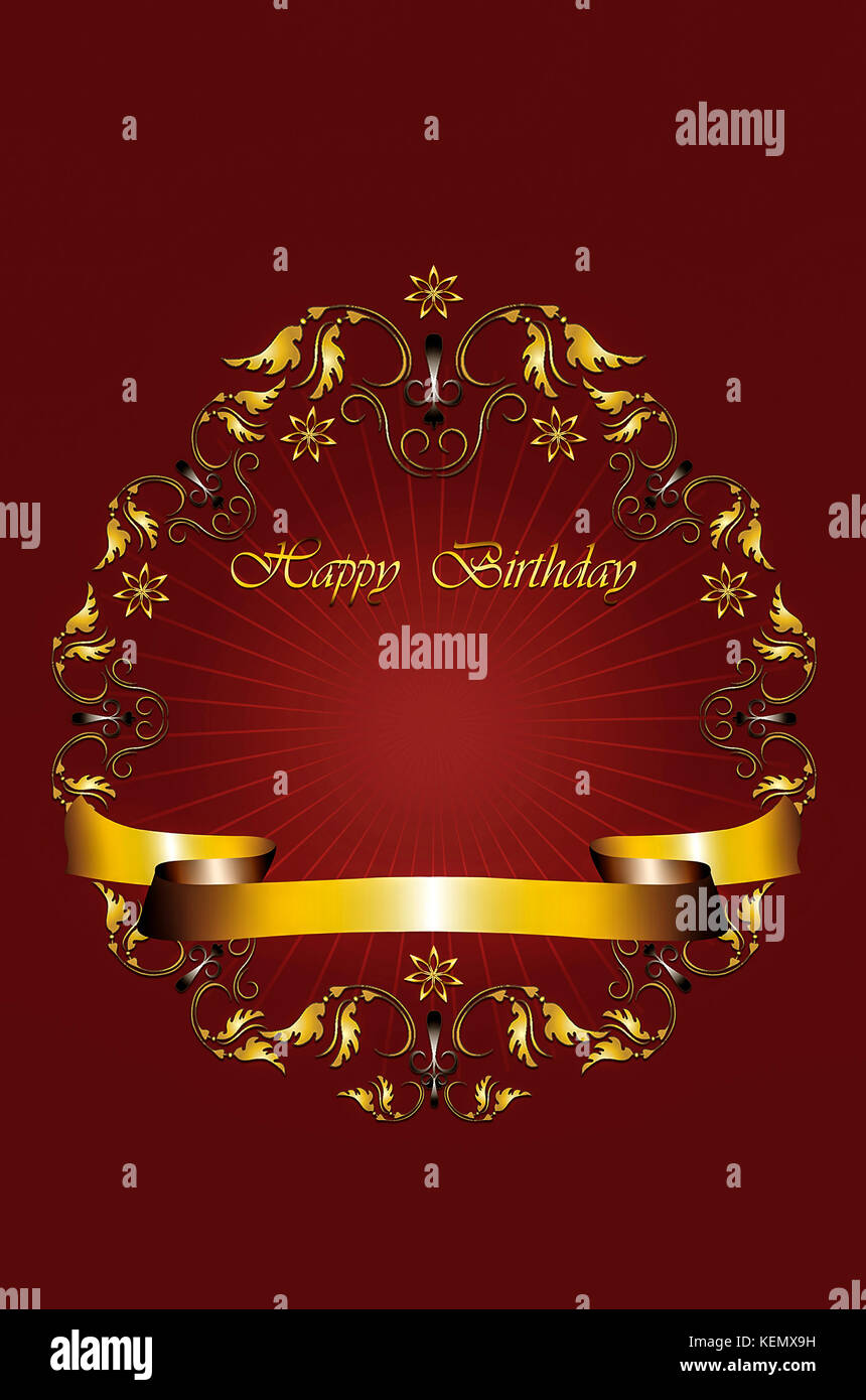 Carte Avec Chassis De Feuilles D Or Avec Etoile Et Joyeux Anniversaire Sur Fond Rouge Radiant Photo Stock Alamy Carte Avec Chassis De Feuilles D Or Avec Etoile Et Joyeux Anniversaire Sur Fond Rouge Radiant Photo Stock Alamy