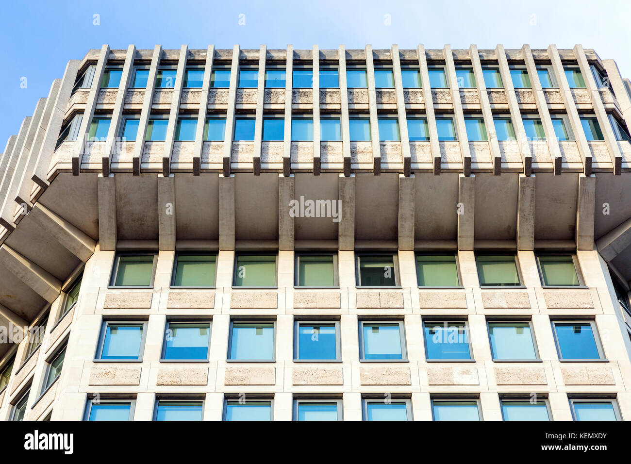 Ministère de la Justice et le Service de cours et tribunaux, Londres ,Architecture Building-Brutalism Banque D'Images