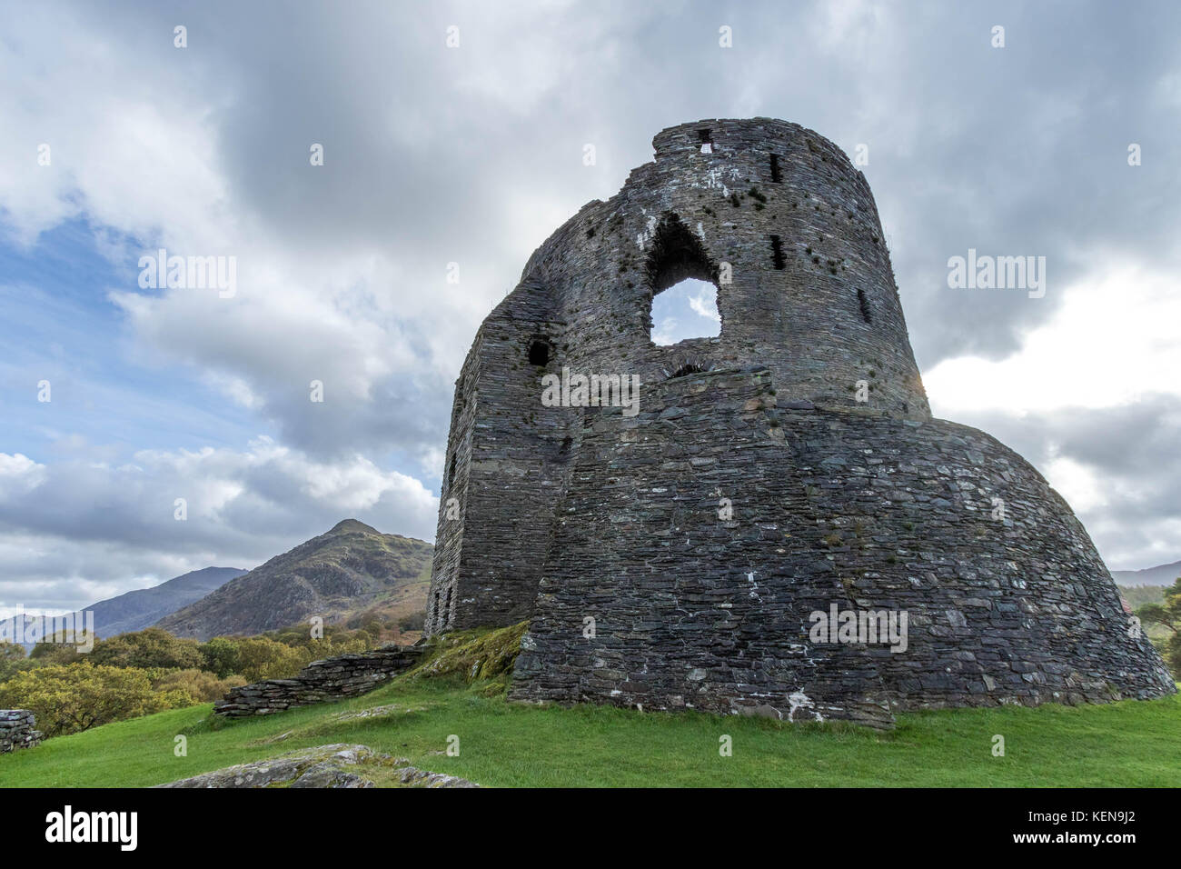Château de Dolbadarn, Galles Banque D'Images
