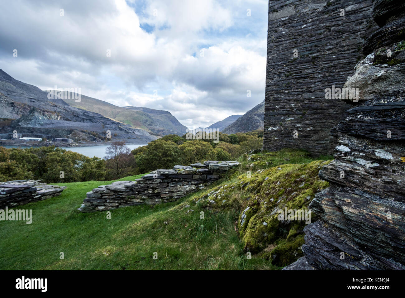 Château de Dolbadarn, Galles Banque D'Images