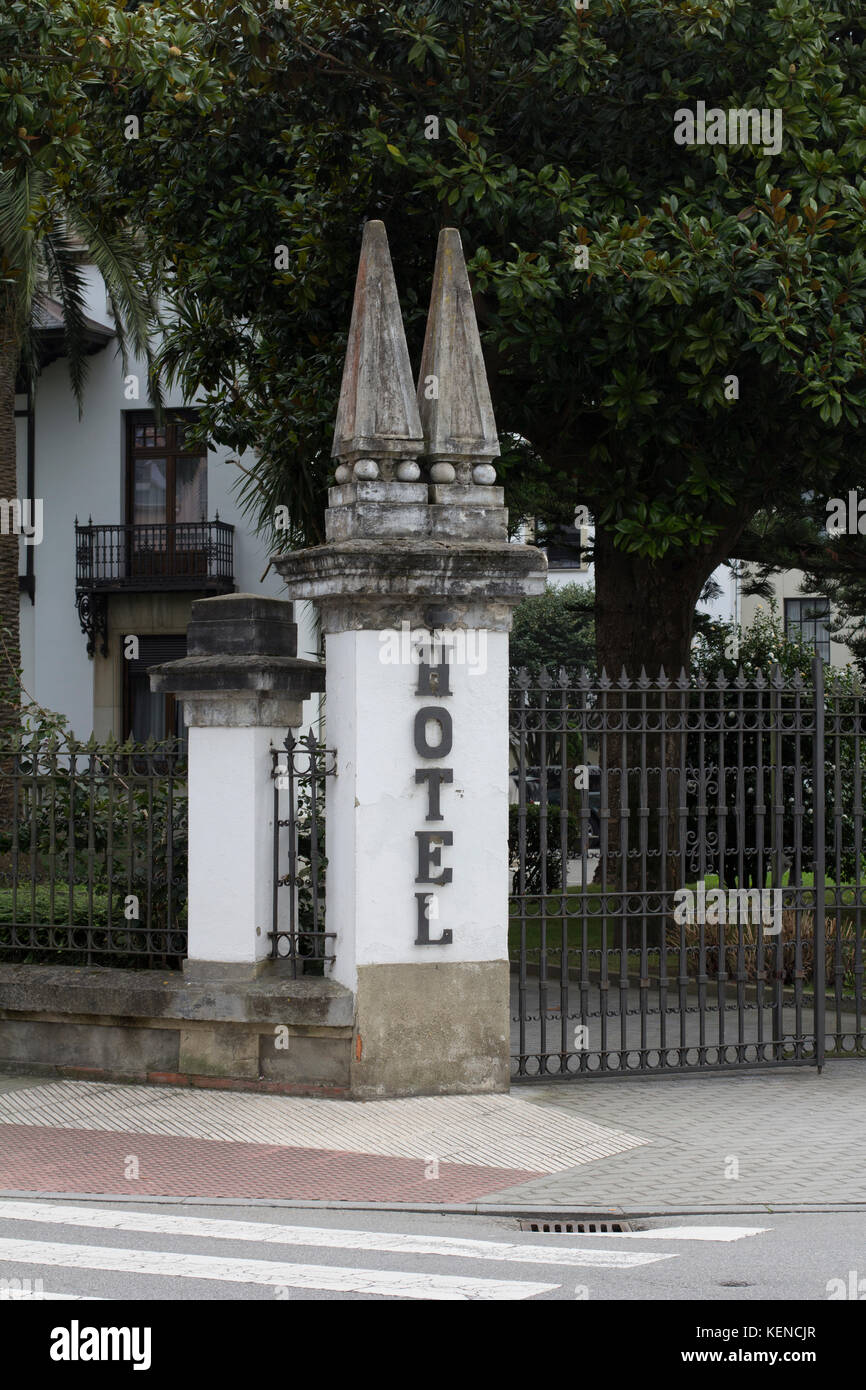 signe de l’hôtel Banque D'Images