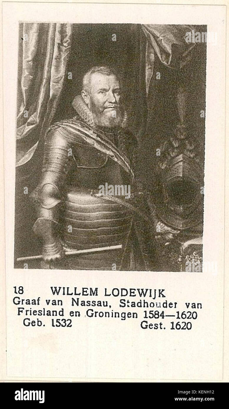 18 Willem Lodewijk Banque D'Images