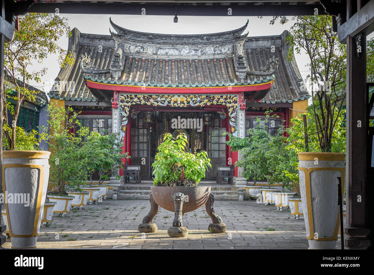Ancien Temple architecture chinoise Banque D'Images Ancien Temple architecture chinoise Banque D'Images