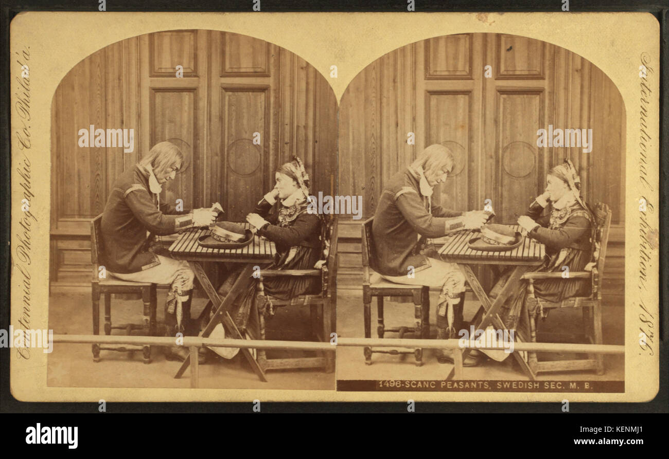 Scanc les paysans, section suédoise, M.B. (Bâtiment principal), par le Centennial Photographic Co. 2 Banque D'Images