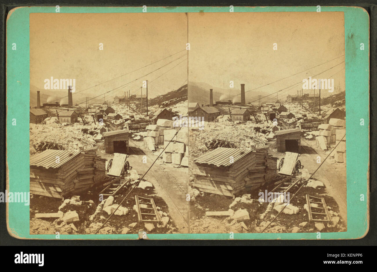 Vermont En Co.'s quarries, West Rutland, Vt, par Nichols, C. W. (Carlos W.) 4 Banque D'Images