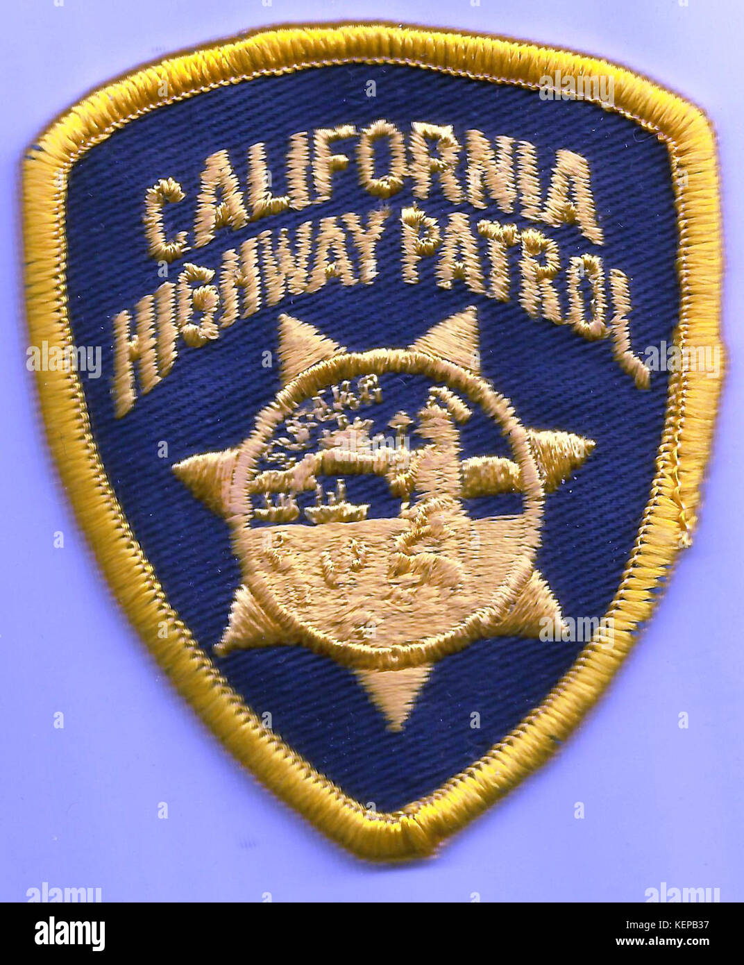 USA California Highway Patrol Banque D'Images