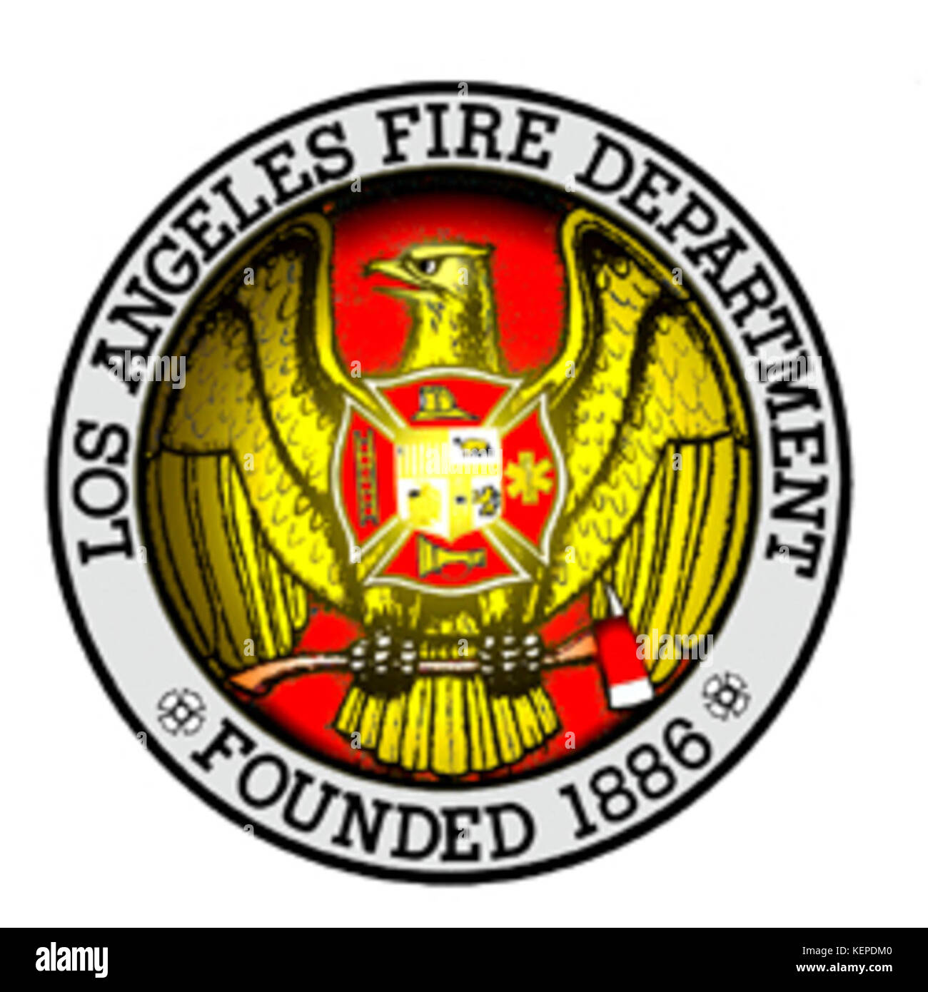 Los Angeles Fire Department seal Banque D'Images