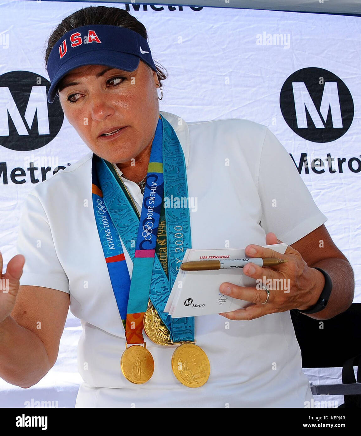 Lisa Fernandez 2016 Banque D'Images