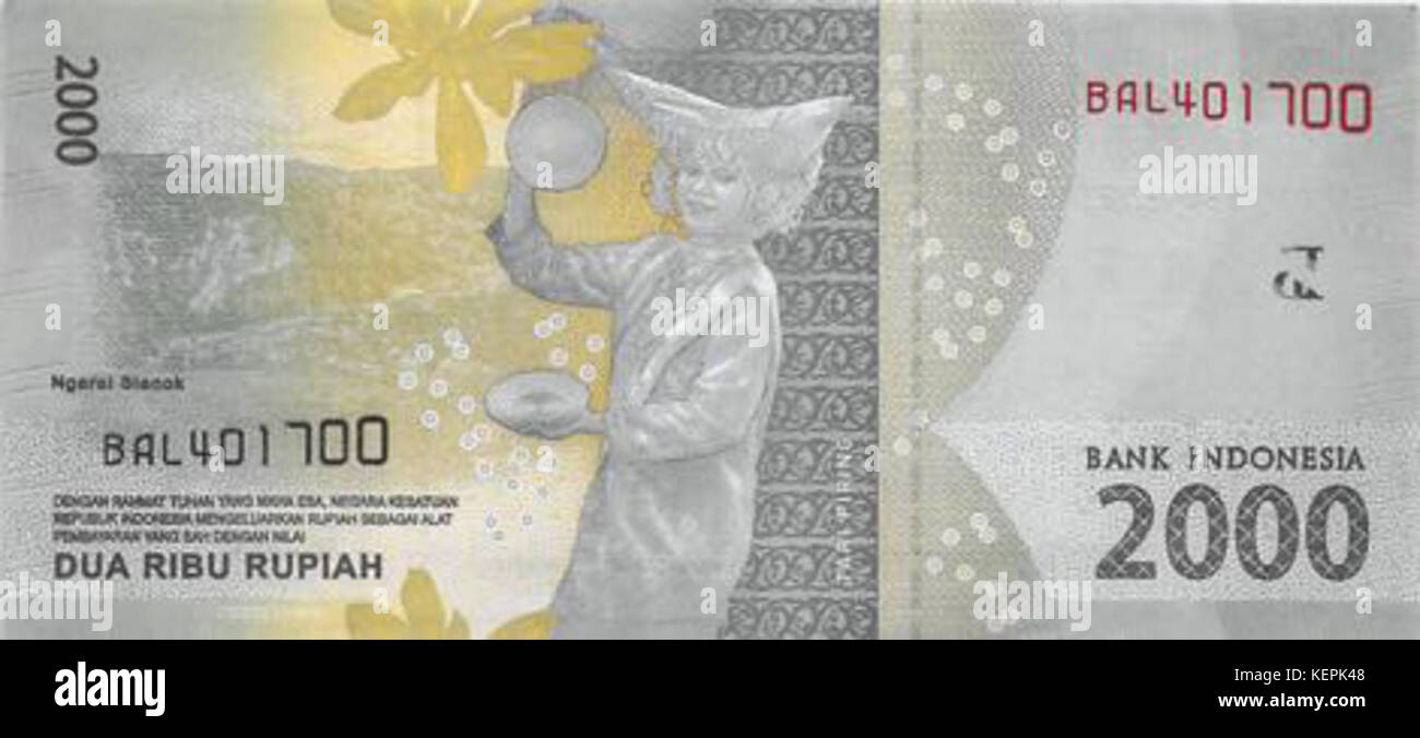 Indonésie 2016 2000r r Banque D'Images