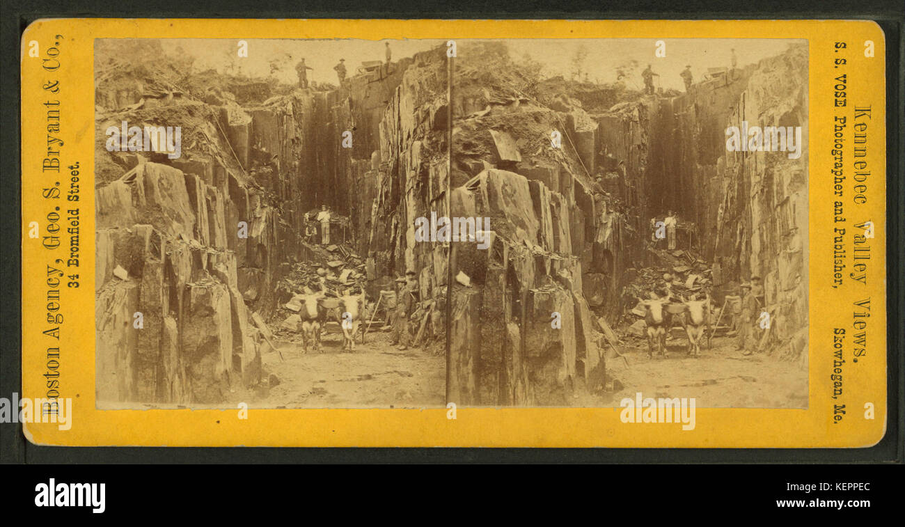 Ardoise, par S. S. Vose Banque D'Images