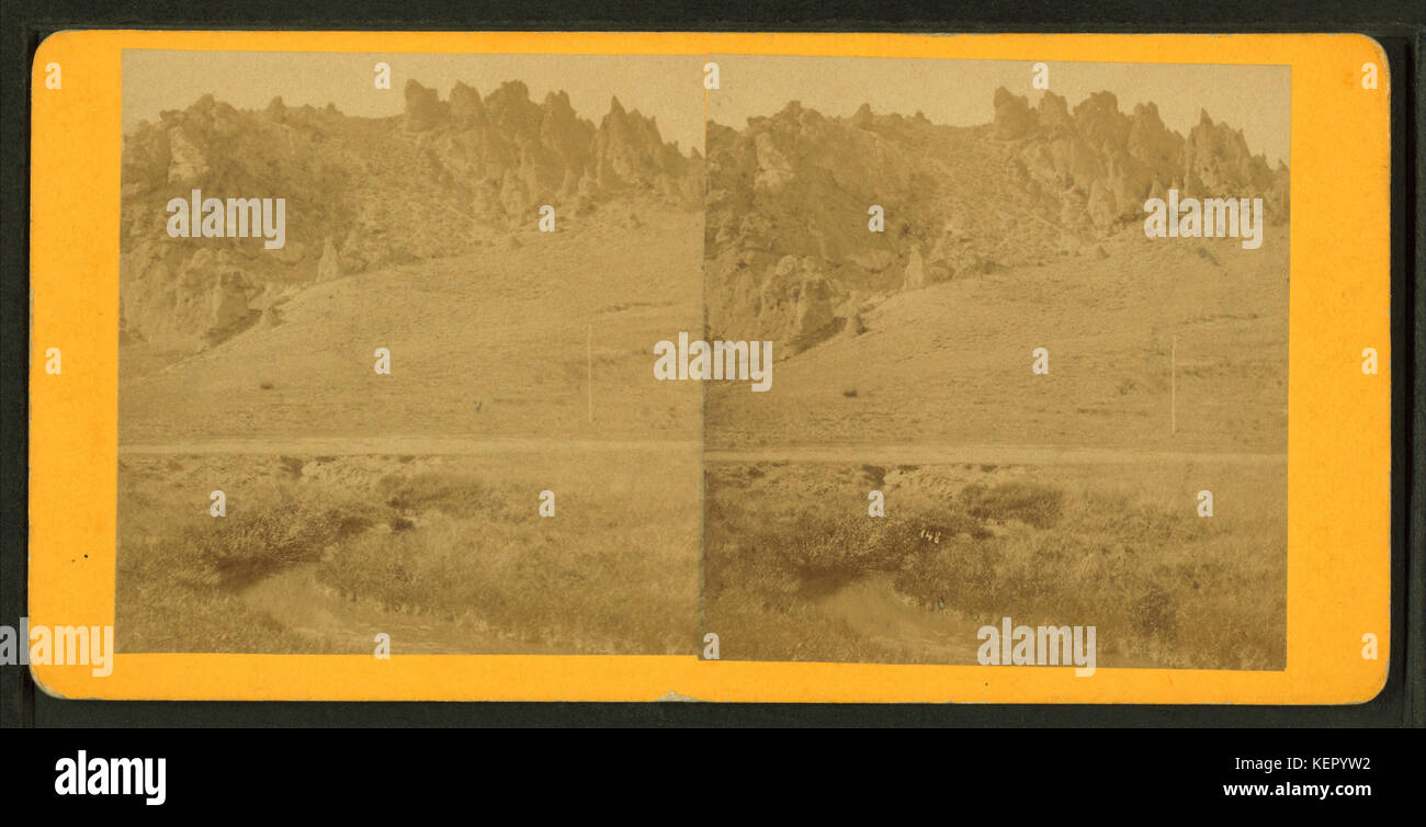 Les roches de l'aiguille, par William Henry Jackson, 1942, 1843 Banque D'Images