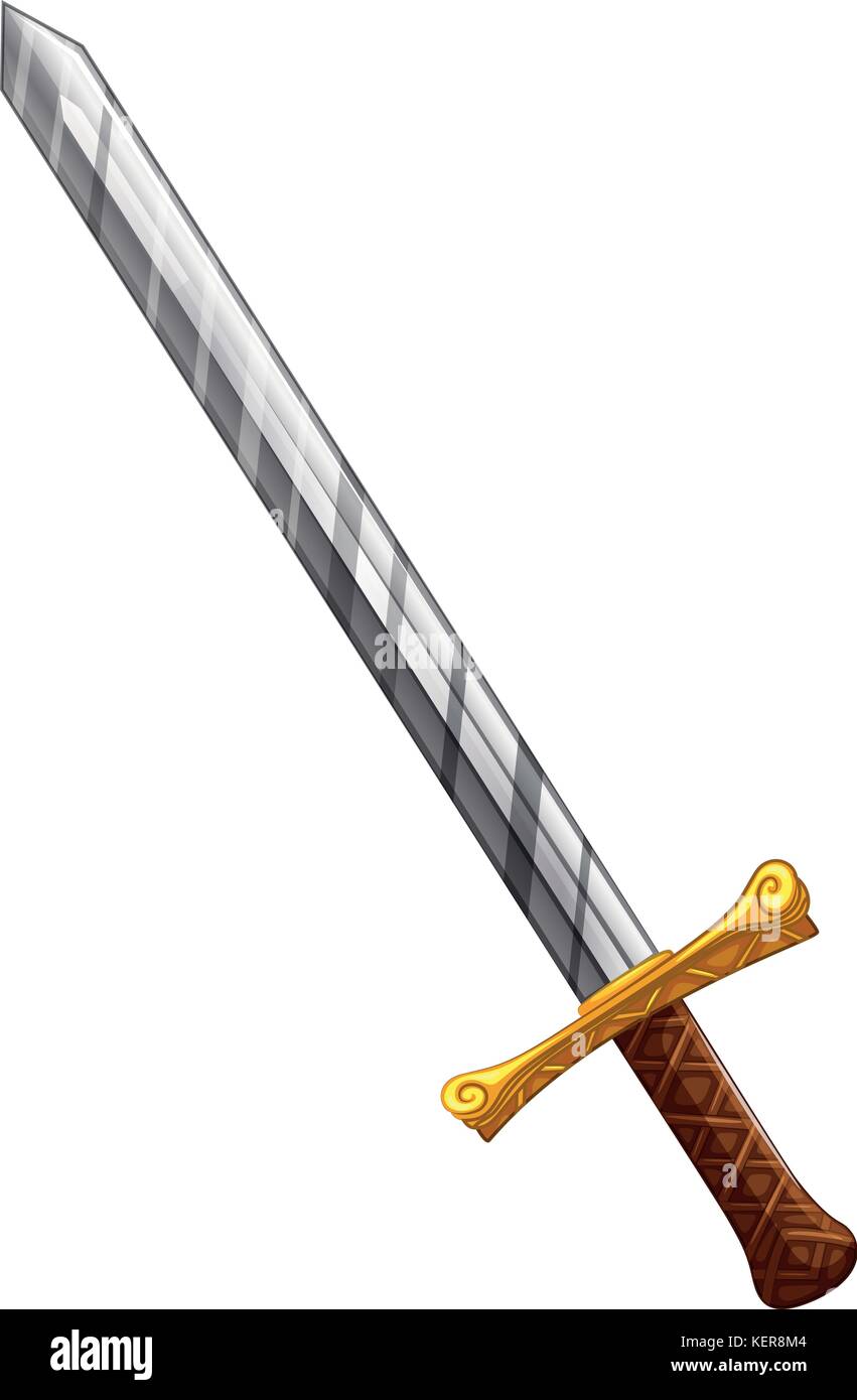 Illustration d'un close up sword Illustration de Vecteur