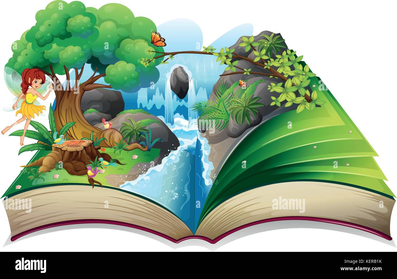 Illustration d'un livre sur un fond blanc Illustration de Vecteur