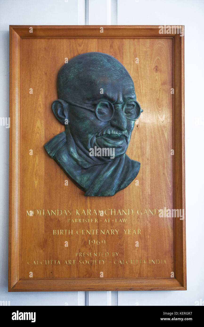 Ghandi avocat à la loi. Banque D'Images
