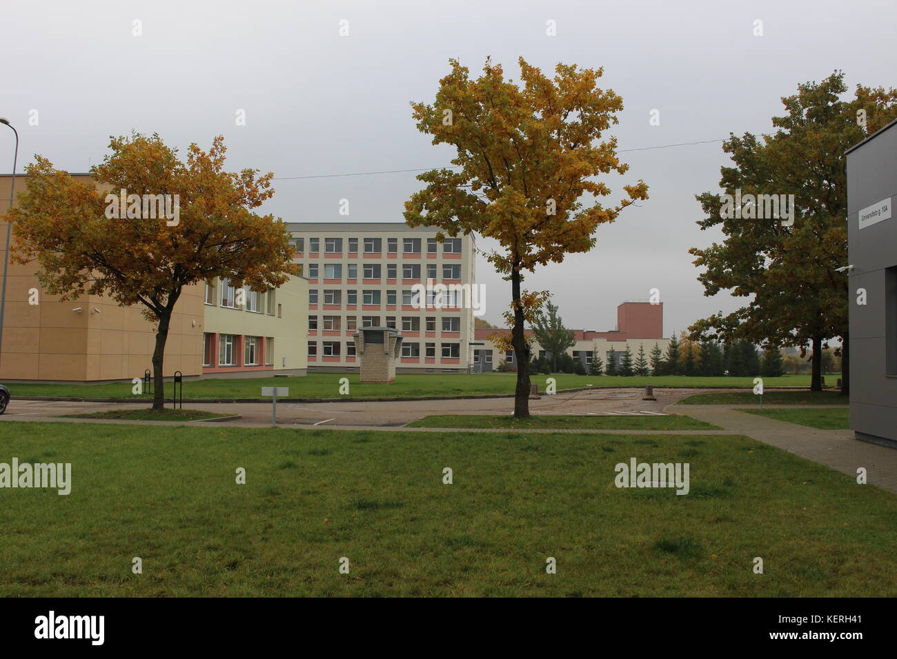 Automne étonnant à Kaunas, Lituanie Banque D'Images