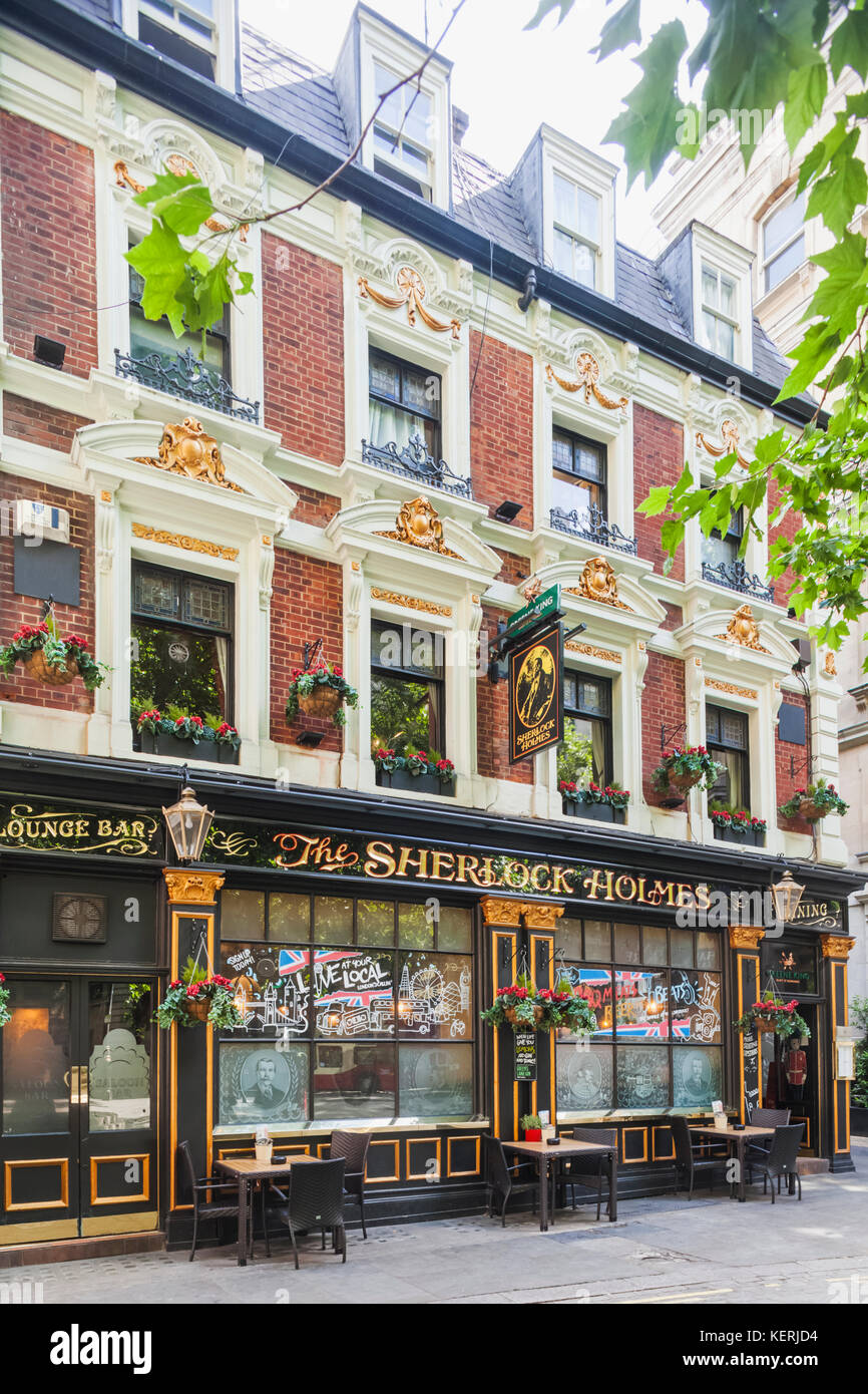 L'Angleterre, Londres, St James's, Sherlock Holmes Pub Banque D'Images