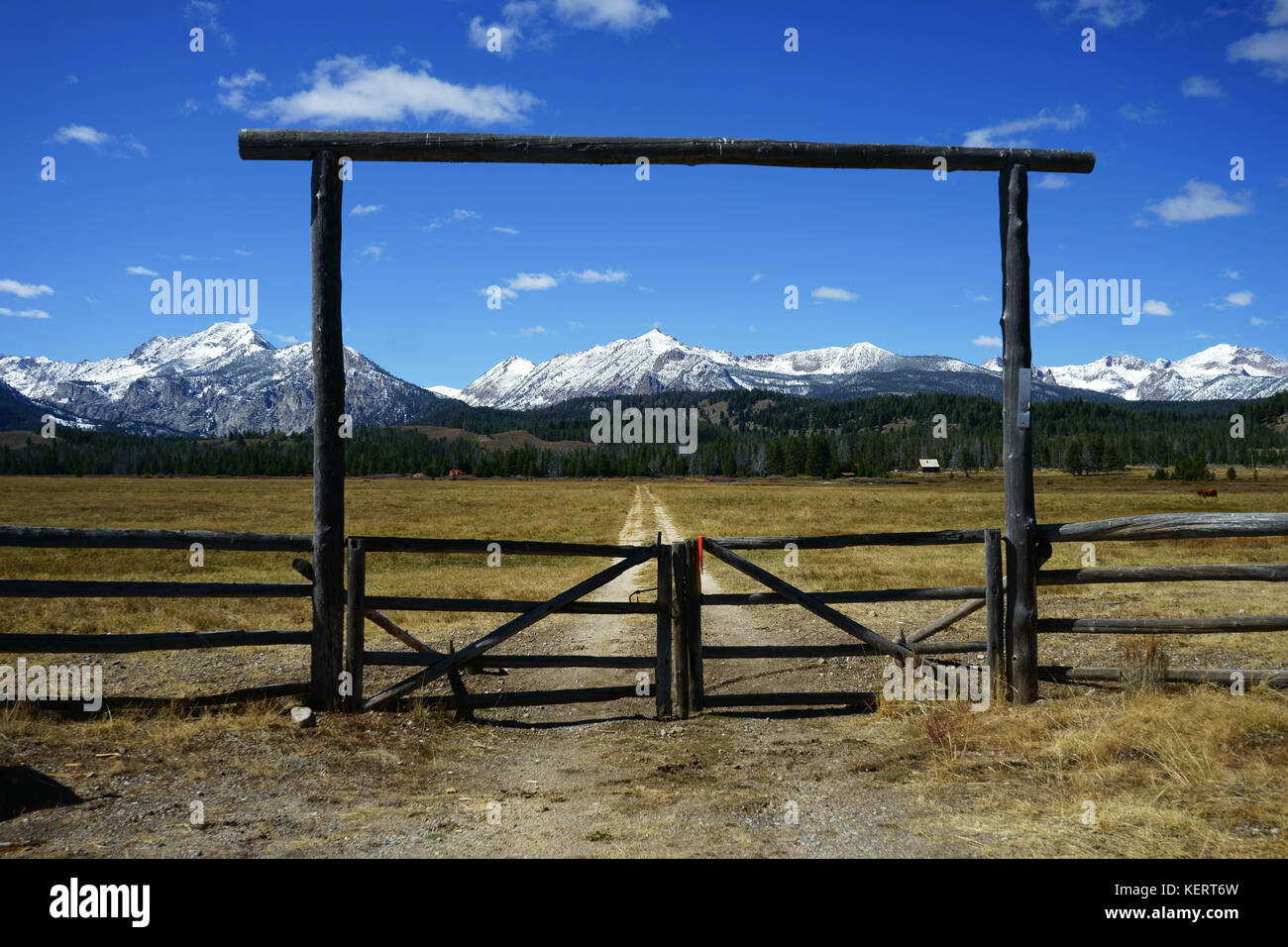 Porte de ranch Banque de photographies et d'images à haute résolution -  Alamy