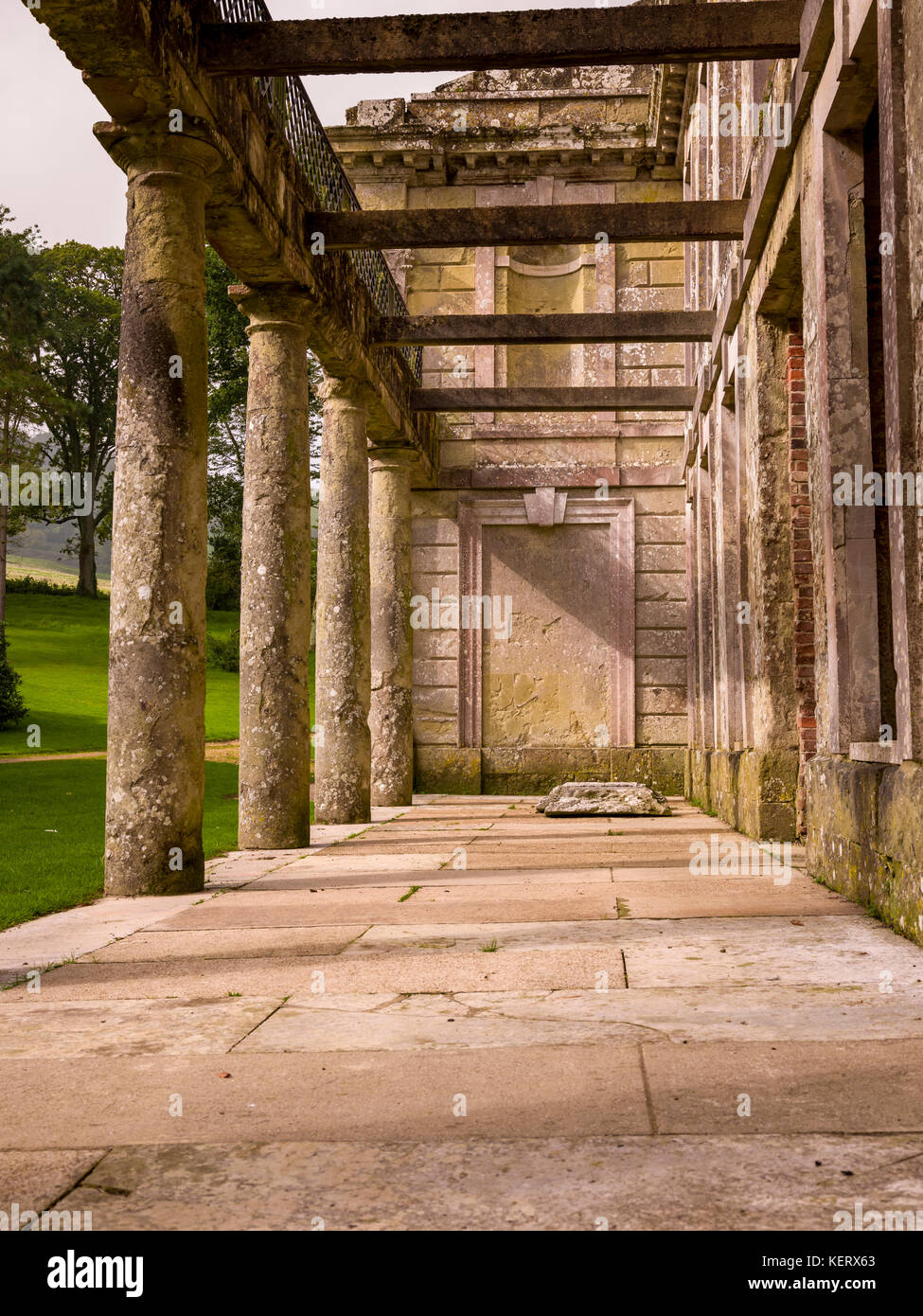 Appuldurcombe House sur l'île de Wight au sud-est du Royaume-Uni. Banque D'Images