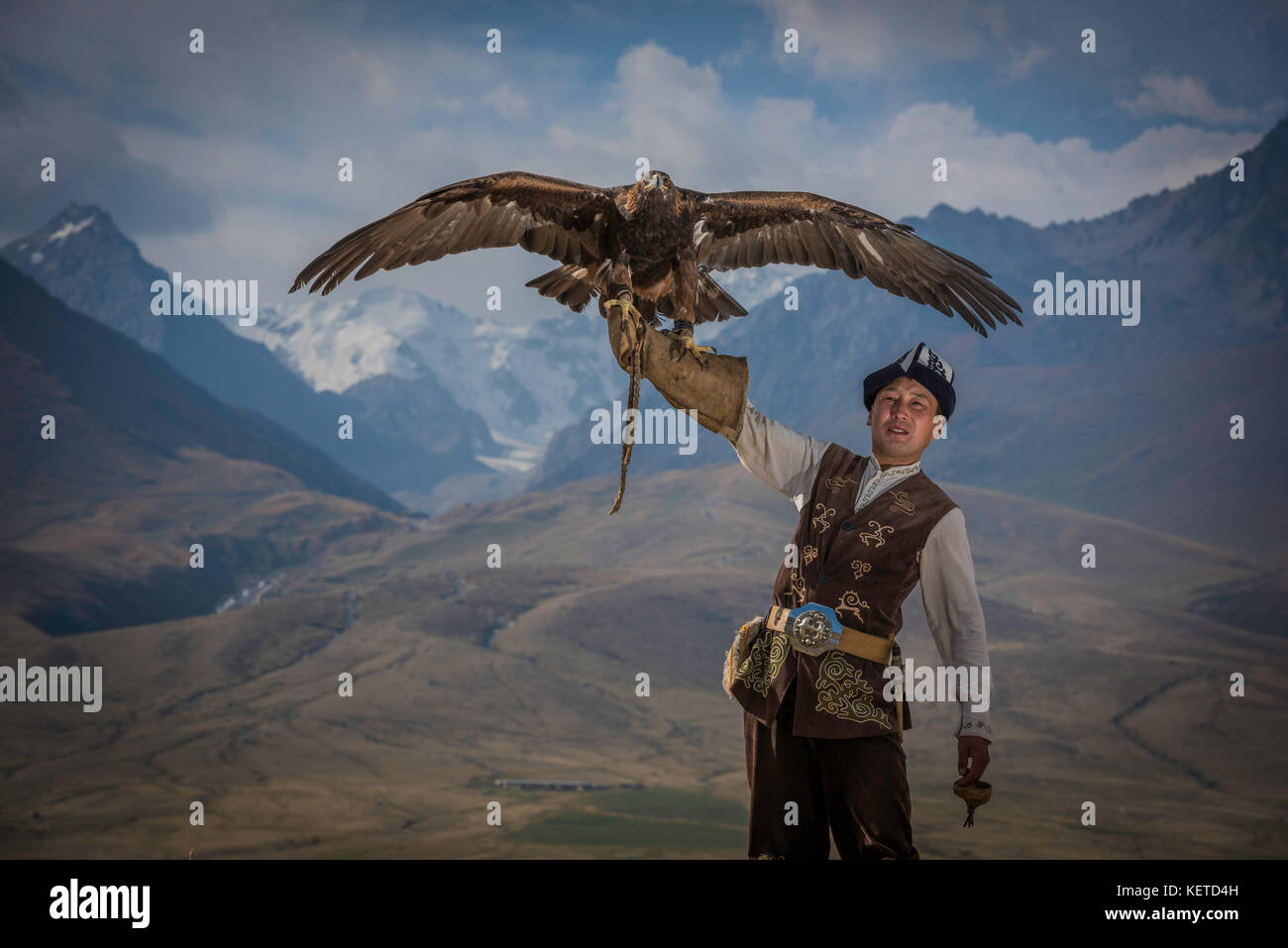 Chasseur d'aigle Banque D'Images Chasseur d'aigle Banque D'Images
