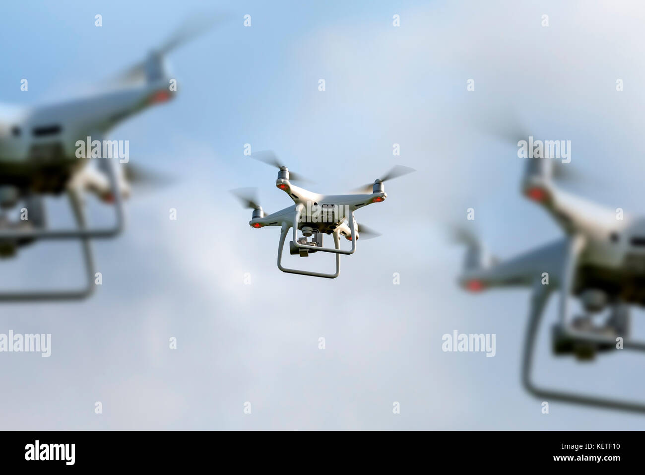 Drones volant Banque D'Images