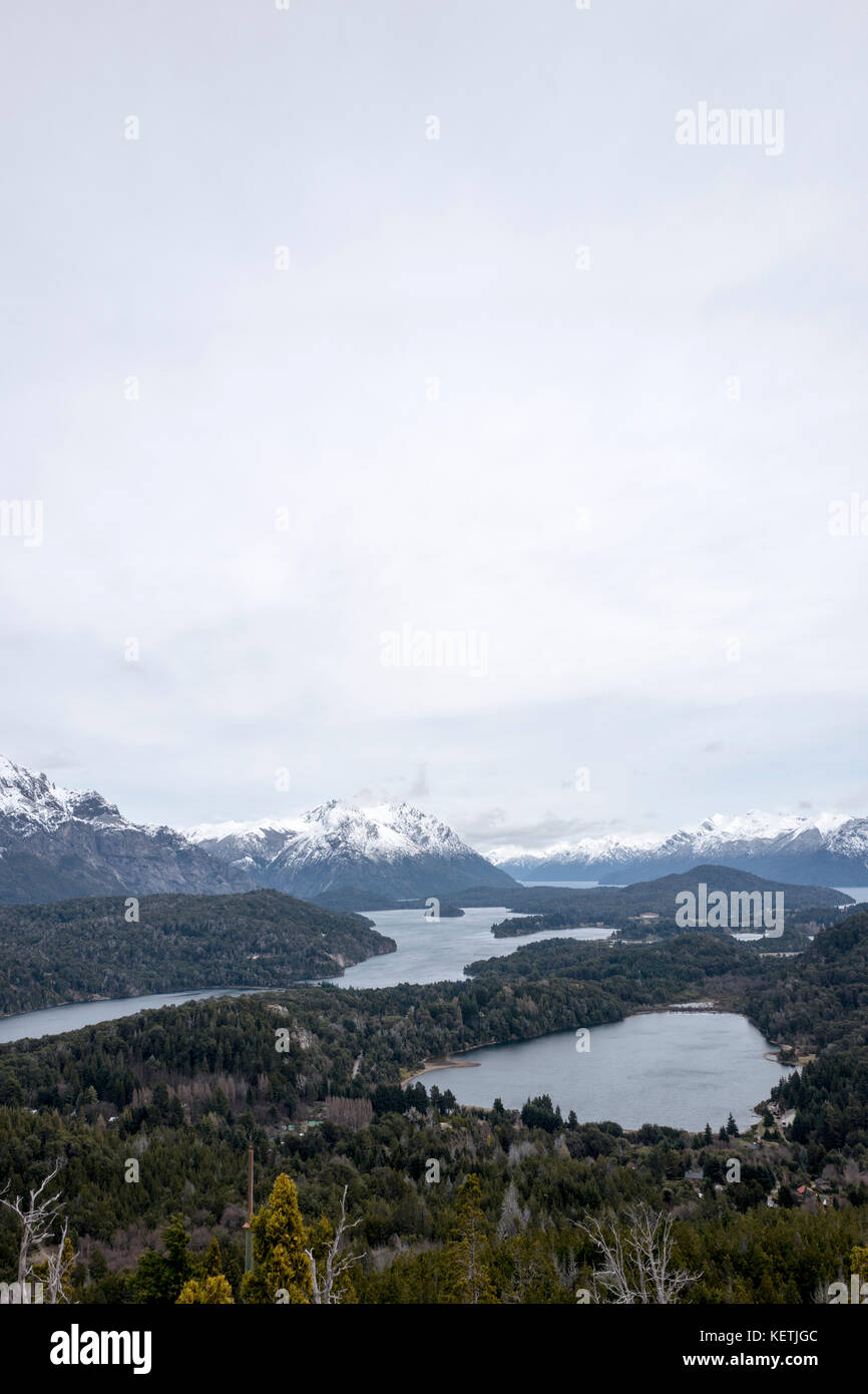 Lake district, Bariloche, Argentine Banque D'Images