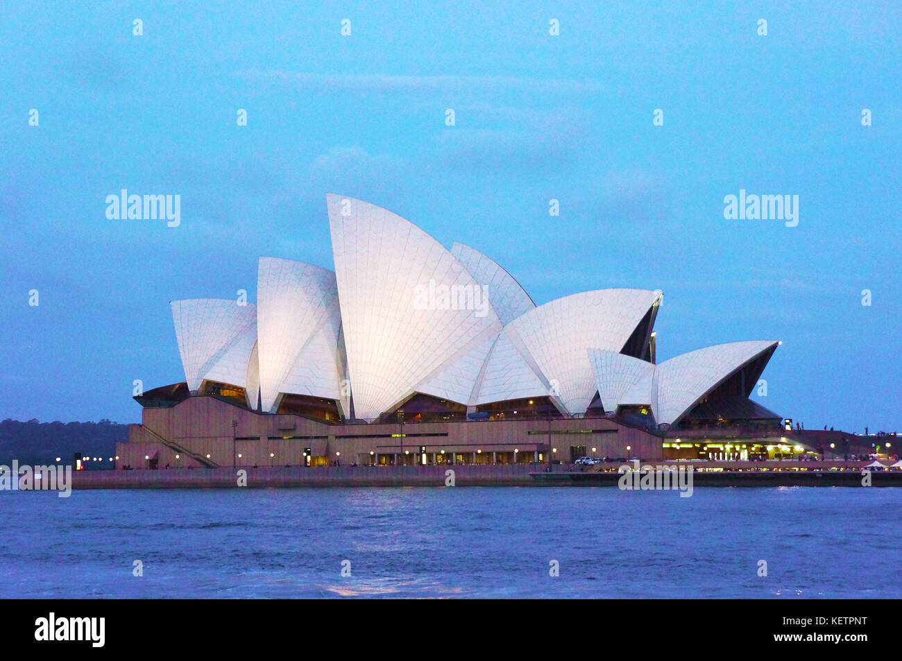 Opéra de Sydney et le Harbour Bridge Banque D'Images