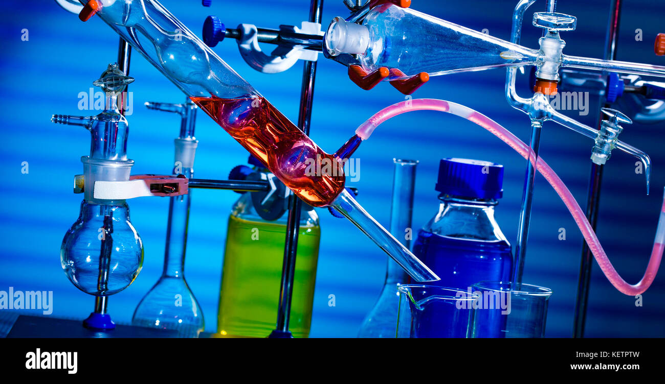 Les instruments dans le laboratoire de chimie physique Photo Stock - Alamy