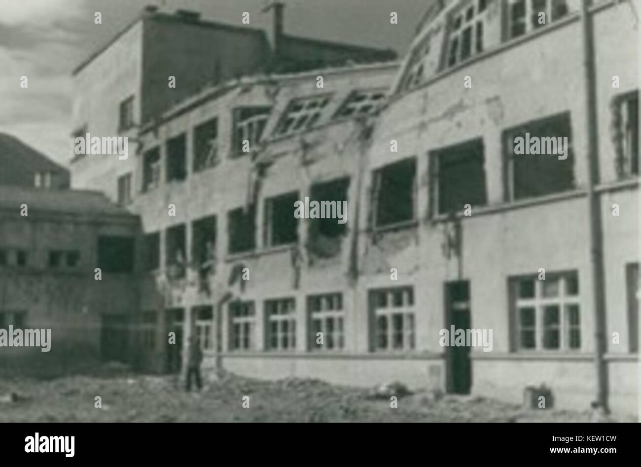 VR 192K 1511 Bombardement de Vratsa in World War II Banque D'Images