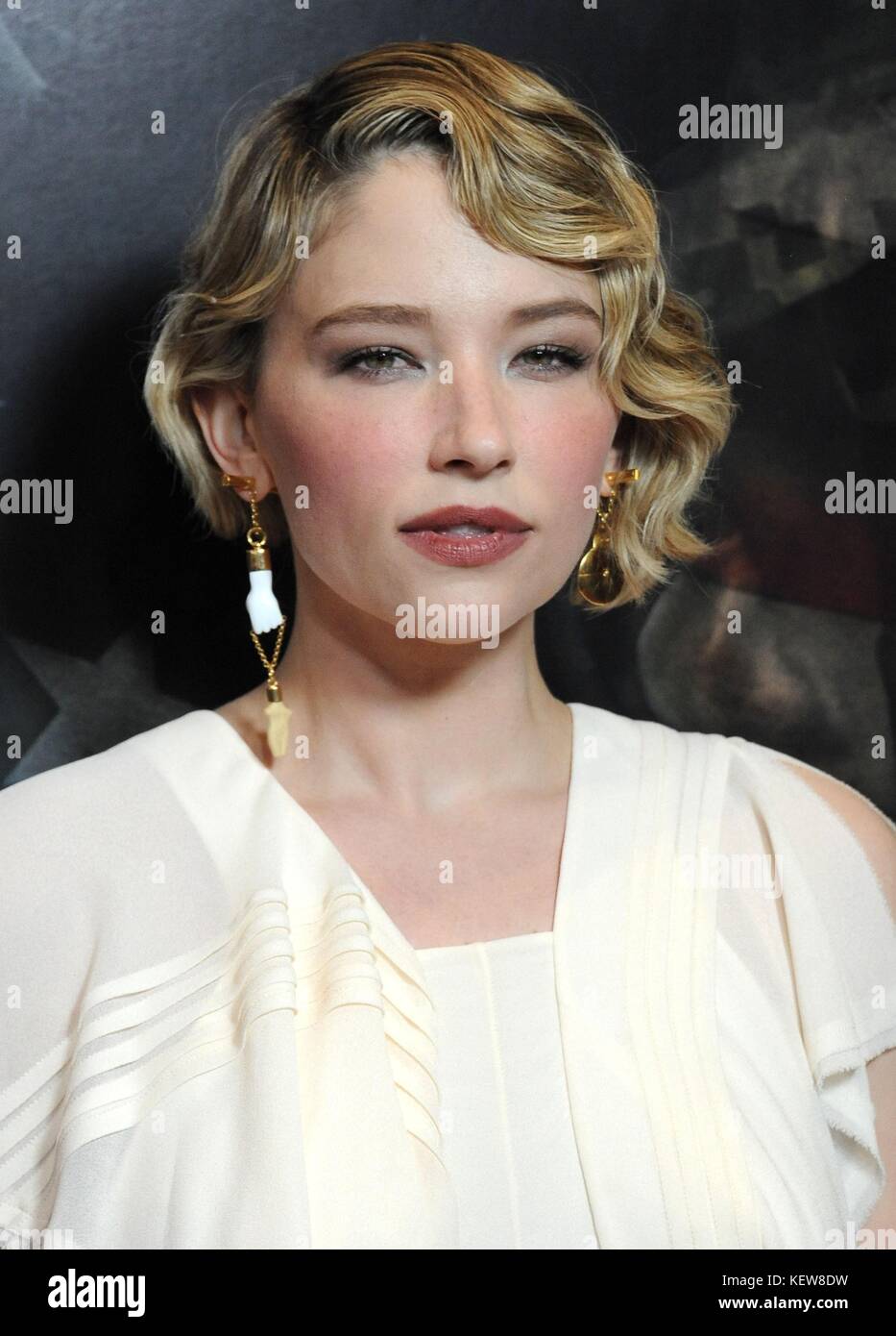 Los Angeles, CA, USA. 23 oct, 2017. haley Bennett au hall des arrivées pour vous remercier pour votre service premiere, L.A. live Regal Cinemas, Los Angeles, CA, 23 octobre 2017. crédit : dee cercone/everett collection/Alamy live news Banque D'Images