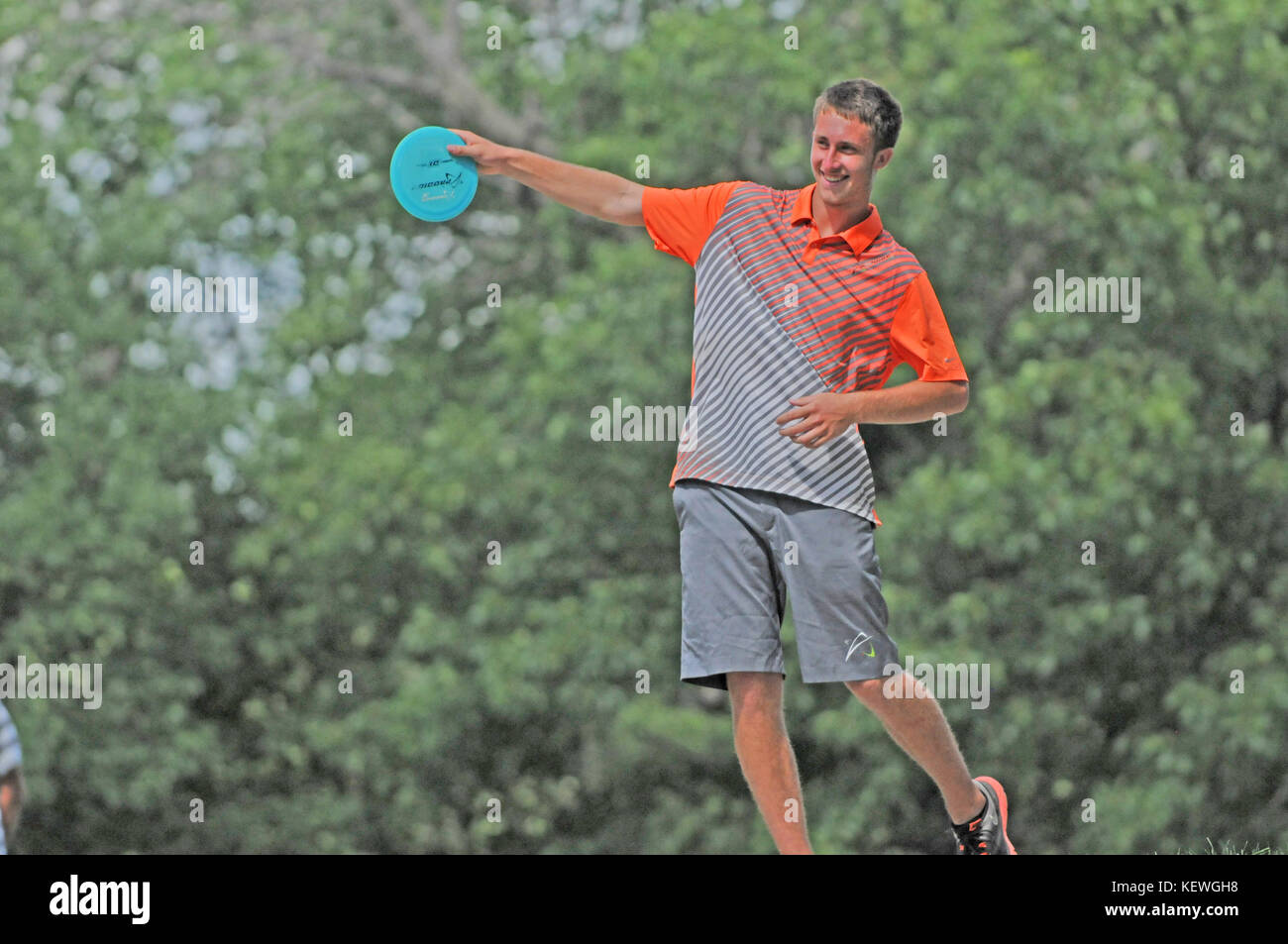 Richard "Ricky" wysocki (né le 5 juin 1993 à Brunswick, Ohio) est un golfeur professionnel américain disc. wysocki est un 2 temps pdga - champion du monde Banque D'Images